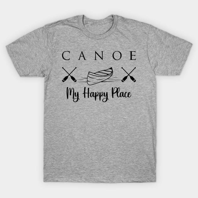 Canoe - My Happy Place T-Shirt by Blended Designs